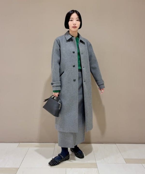 イナダさんの「BEAMS WOMEN｜AK+1 / ボンディング スカート」を使ったコーディネート