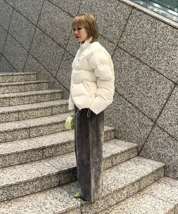 まゆちゃんさんの「BEAMS WOMEN｜フロッキー デニム ワイド パンツ」を使ったコーディネート