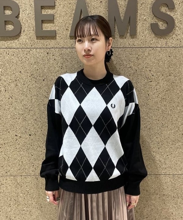 カタヤマ アヤさんの「BEAMS WOMEN｜シャギー トグルボタン ハーフ コート」を使ったコーディネート