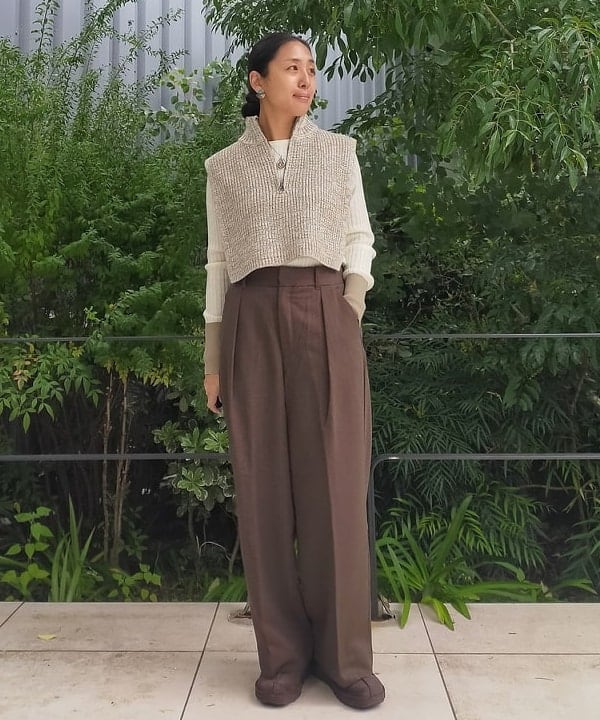 スタイルアップ派 着痩せニット