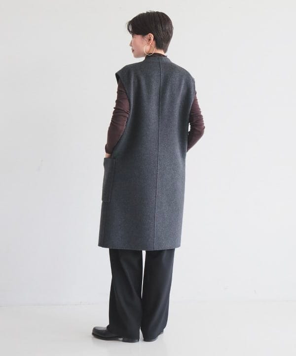 SANOさんの「BEAMS WOMEN｜リバー ロングジレ」を使ったコーディネート