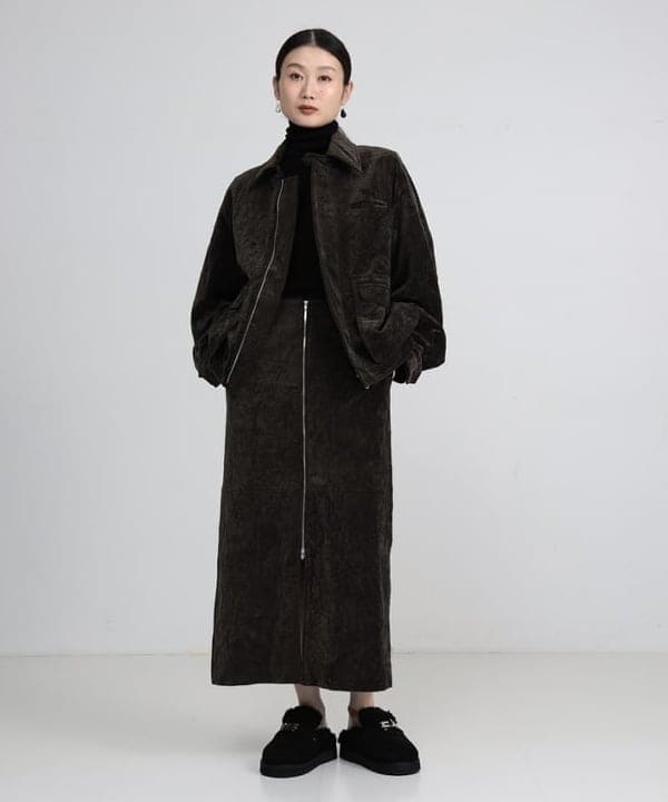 隈元 楓さんの「BEAMS WOMEN｜リブ タートルネックニット」を使ったコーディネート