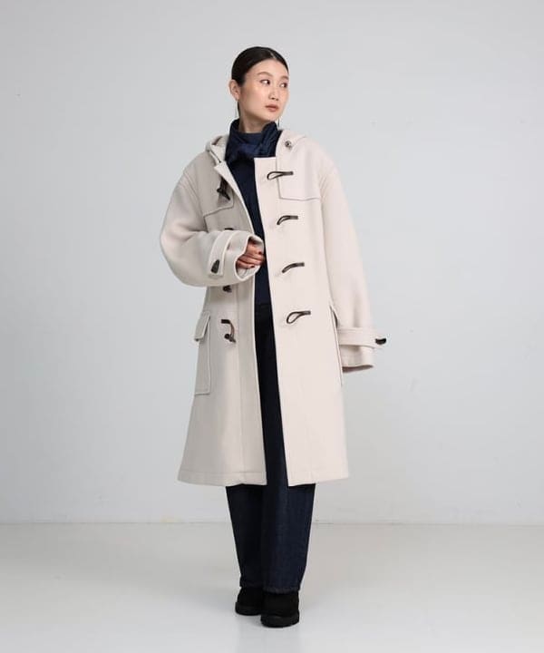 隈元 楓さんの「BEAMS WOMEN｜MONTGOMERY / Sandhurst ダッフルコート」を使ったコーディネート