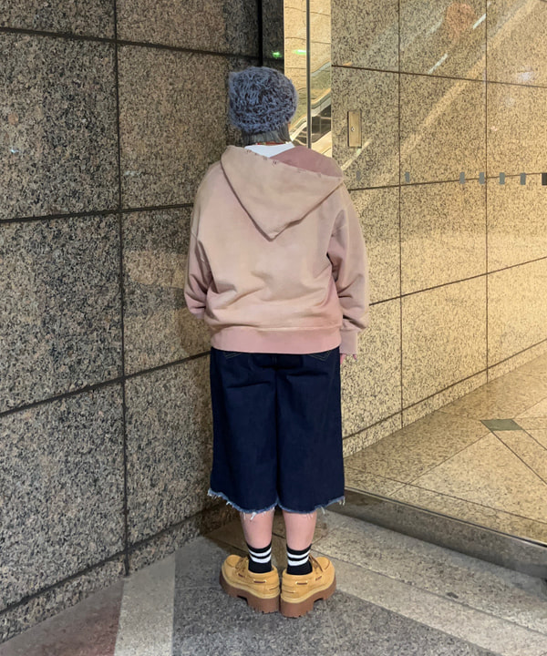 あゆさんの「BEAMS WOMEN｜手編み MIXニット ハット」を使ったコーディネート