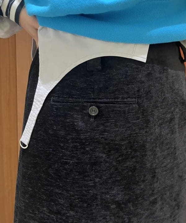 晶さんの「BEAMS WOMEN｜フリーダムスリーブ Vネック スウェット」を使ったコーディネート