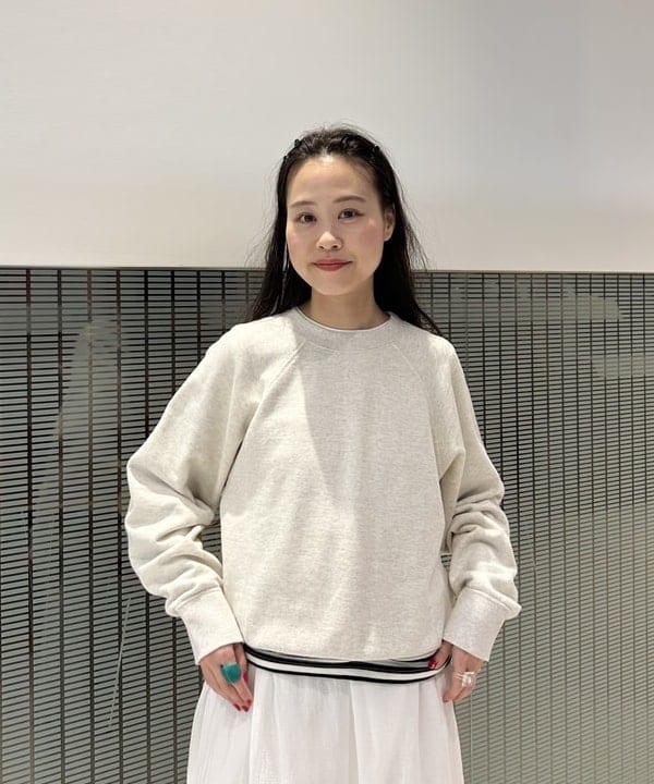 清水 彩乃さんの「BEAMS WOMEN｜BEAMS BOY / フライス 1cm ボーダー」を使ったコーディネート