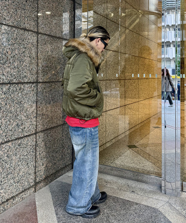 Ryohei Takataさんの「BEAMS WOMEN｜ガーメントダイ N-2B ジャケット」を使ったコーディネート