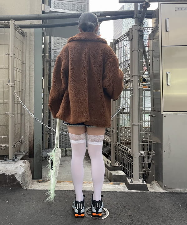 ゆいさんの「BEAMS WOMEN｜ボア ビッグ ポケット ハーフ コート」を使ったコーディネート