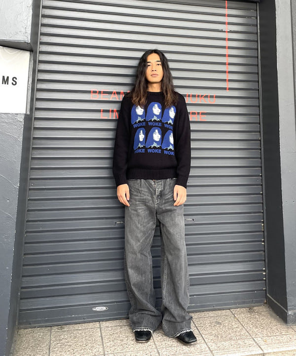 cozy.worldwidee ストーンdenimOpiumBALENCIAGA 5/12再入荷【Cozy world Wide】CZ RHINESTONE WASHED JEANS