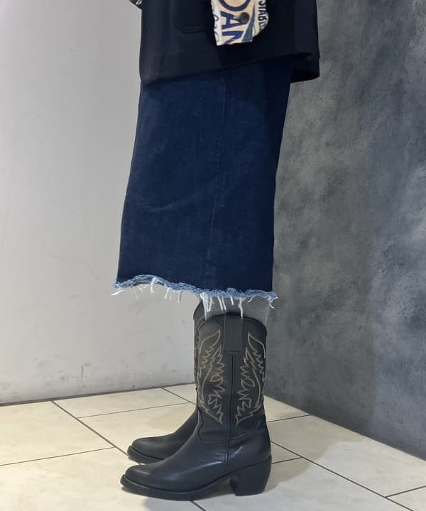 にしだてさんの「BEAMS WOMEN｜ペナント プリント シャツ」を使ったコーディネート