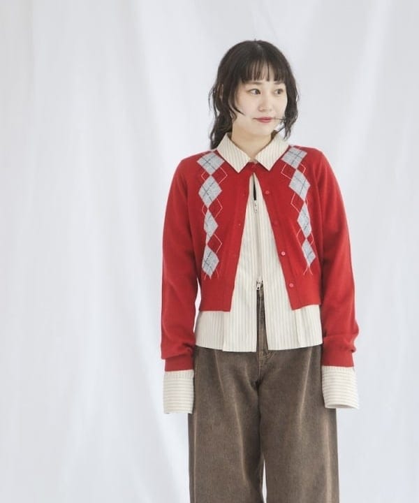 渡邊 舞さんの「BEAMS WOMEN｜オーバーダイ デニム パンツ」を使ったコーディネート