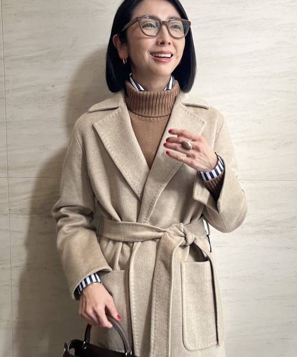 ✨新品✨AK＋1 by EFFE BEAMS ウール ラップコート 38 ✨新品✨AK＋1 by EFFE BEAMS ウール ラップコート 38新 発売