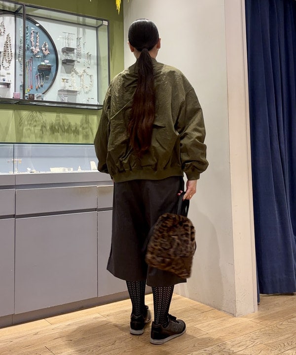 ちりこさんの「BEAMS WOMEN｜シャーリング MA-1 ブルゾン」を使ったコーディネート