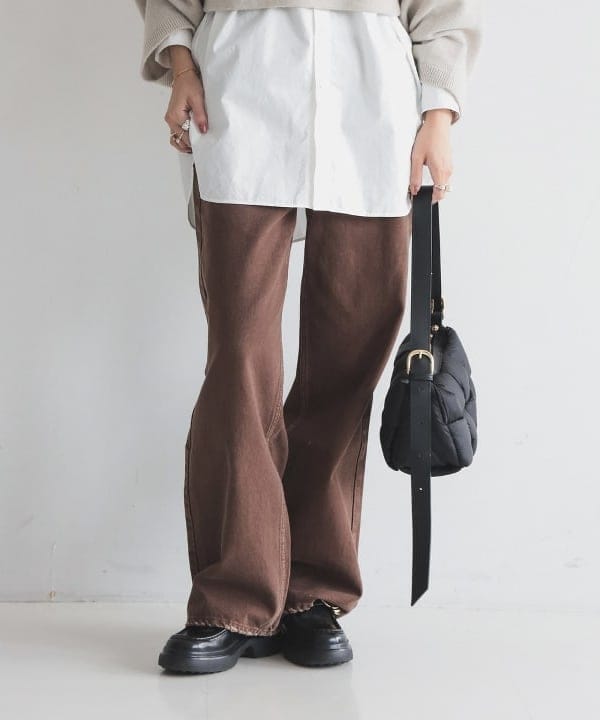 SANOさんの「BEAMS WOMEN｜	クロップド 2WAY ニット」を使ったコーディネート