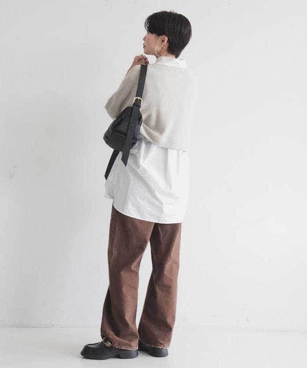 SANOさんの「BEAMS WOMEN｜	クロップド 2WAY ニット」を使ったコーディネート