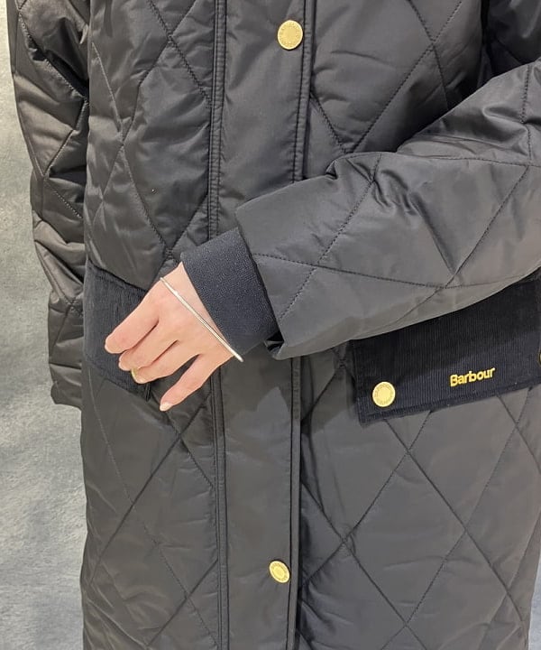 nodokaさんの「BEAMS WOMEN｜Barbour / MEREDITH キルト コート」を使ったコーディネート