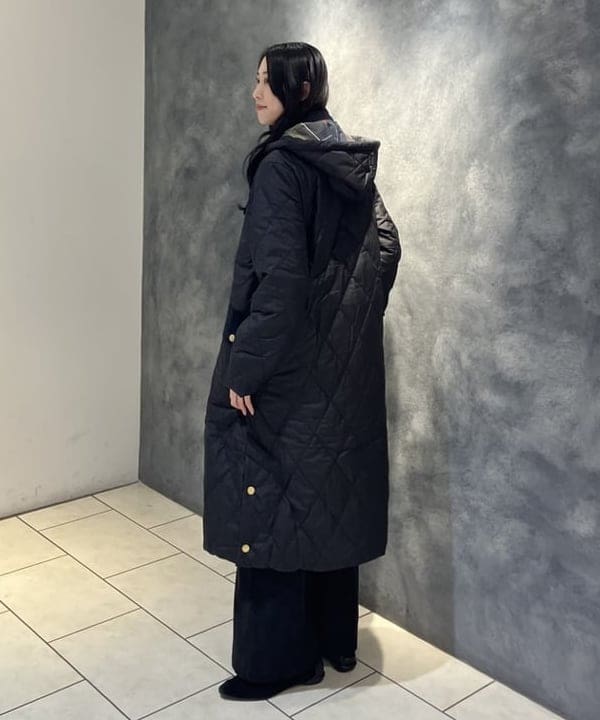 nodokaさんの「BEAMS WOMEN｜Barbour / MEREDITH キルト コート」を使ったコーディネート