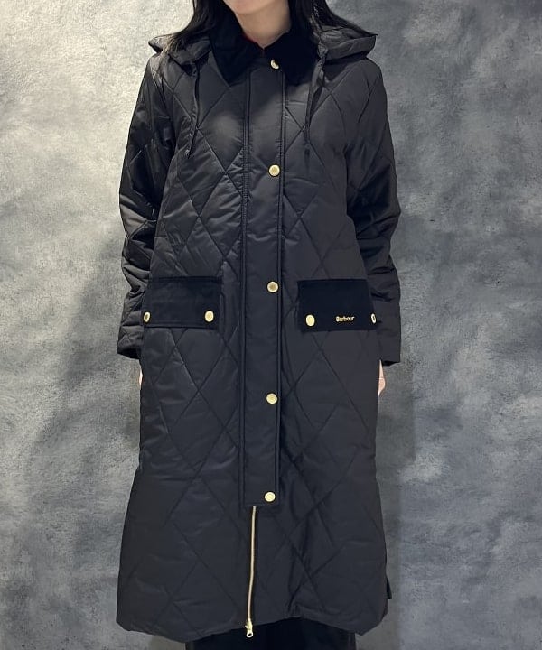 nodokaさんの「BEAMS WOMEN｜Barbour / MEREDITH キルト コート」を使ったコーディネート
