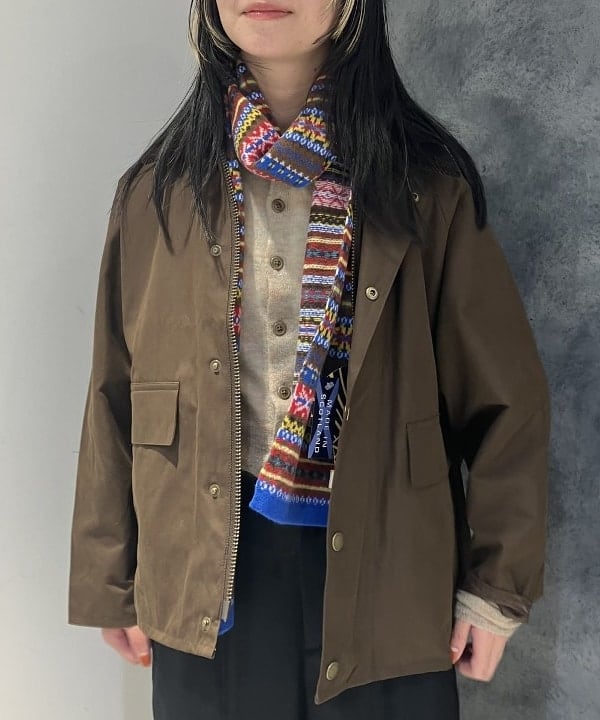 にしだてさんの「BEAMS WOMEN｜【別注】Barbour / Thornbury Jacket」を使ったコーディネート