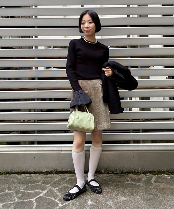 イナダさんの「BEAMS WOMEN｜モヘヤループ シャギー ジャケット」を使ったコーディネート