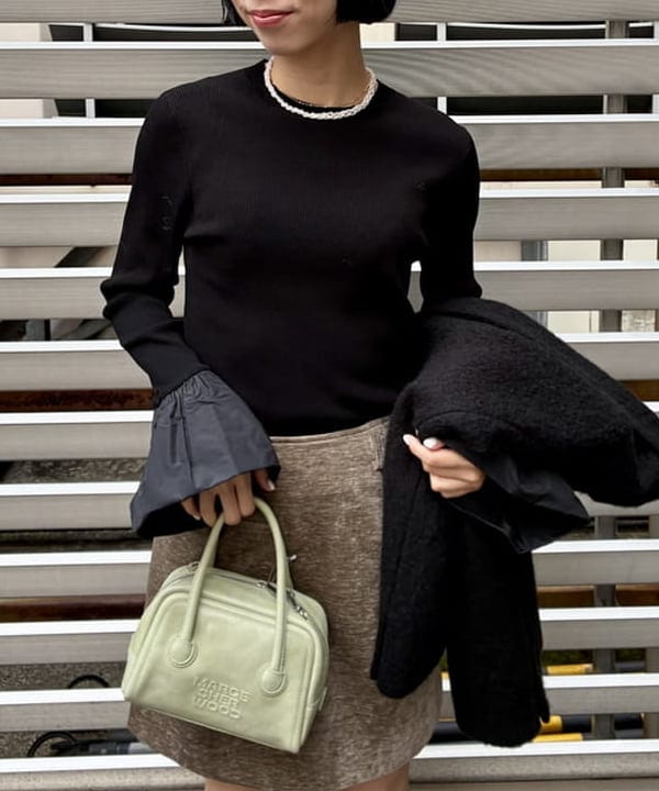 イナダさんの「BEAMS WOMEN｜モヘヤループ シャギー ジャケット」を使ったコーディネート