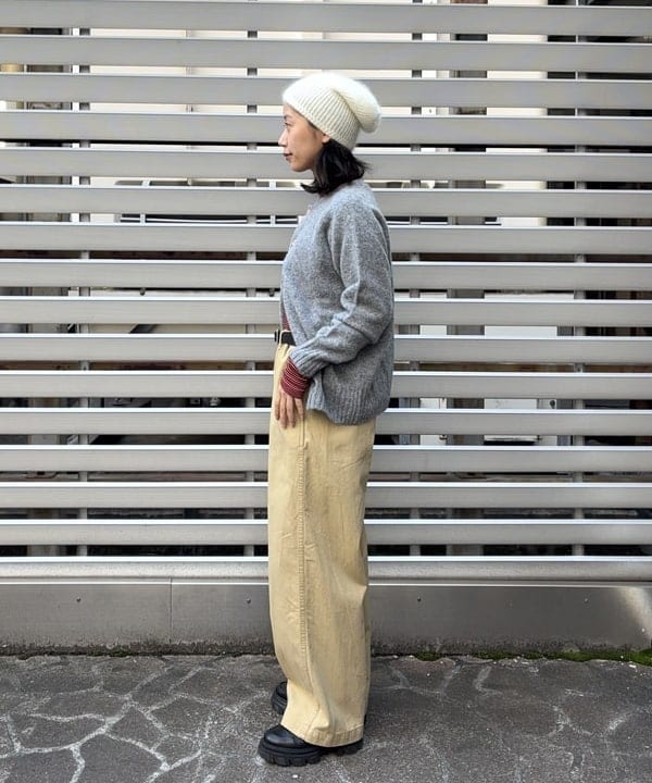 オカモト ミサキさんの「BEAMS WOMEN｜WILDERNESS WEAR / Polypro＋190 LONG SLEEVE」を使ったコーディネート