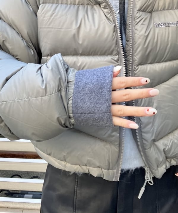 むりょさんの「BEAMS WOMEN｜【別注】Marmot / ショート ダウンジャケット」を使ったコーディネート