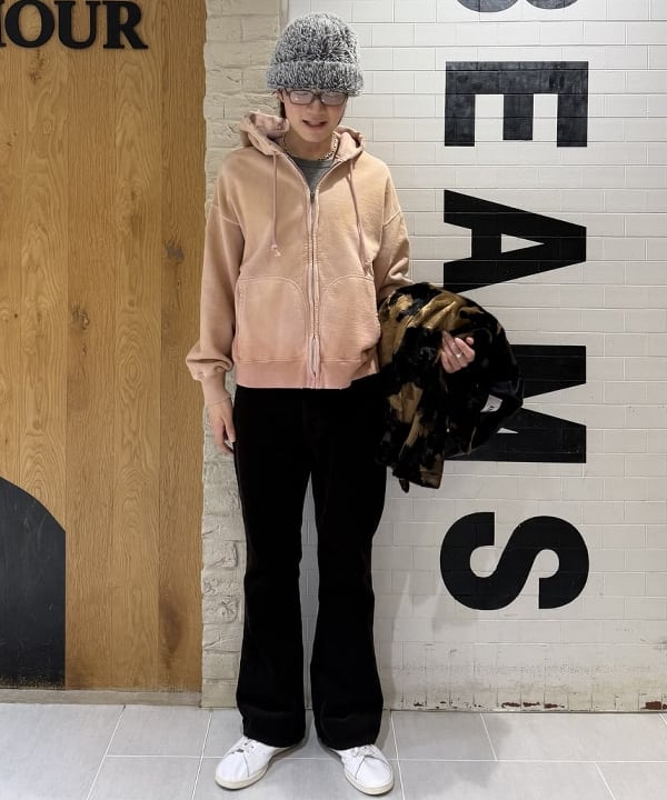 マツミヤさんの「BEAMS WOMEN｜RBS / フェイクファー ステンカラー コート」を使ったコーディネート