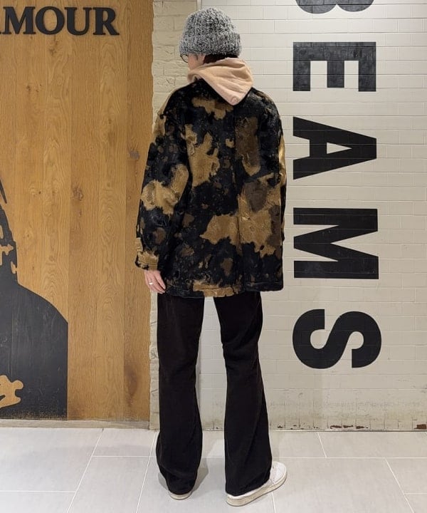 マツミヤさんの「BEAMS WOMEN｜RBS / フェイクファー ステンカラー コート」を使ったコーディネート