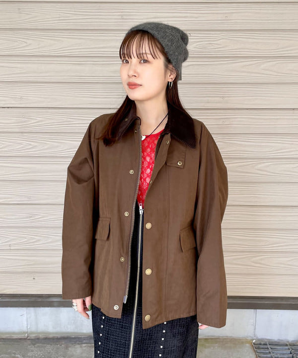 カタヤマ アヤさんの「BEAMS WOMEN｜【別注】Barbour / Thornbury Jacket」を使ったコーディネート