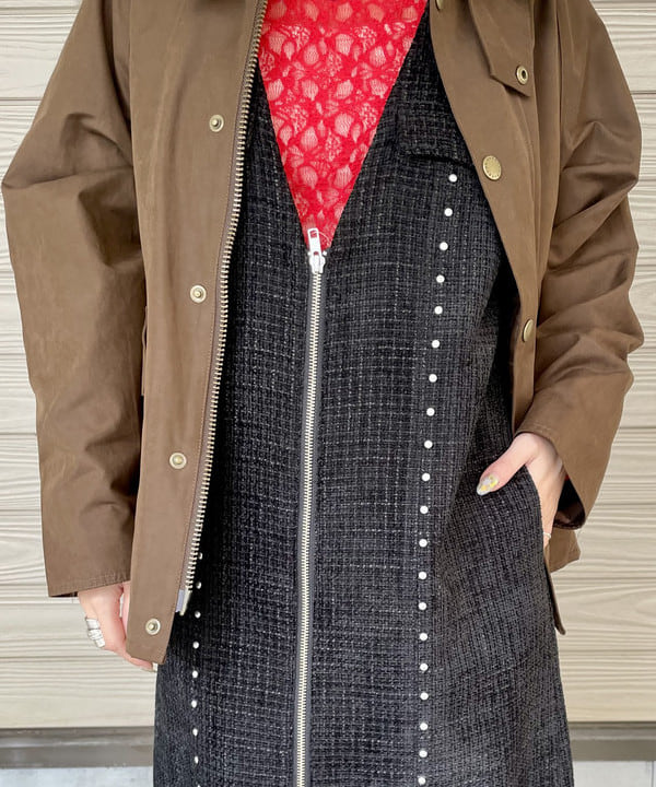 カタヤマ アヤさんの「BEAMS WOMEN｜【別注】Barbour / Thornbury Jacket」を使ったコーディネート