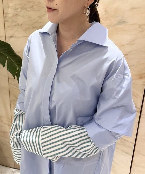 関 桂子さんの「BEAMS WOMEN｜ATON / ウール リネン チェック パンツ」を使ったコーディネート