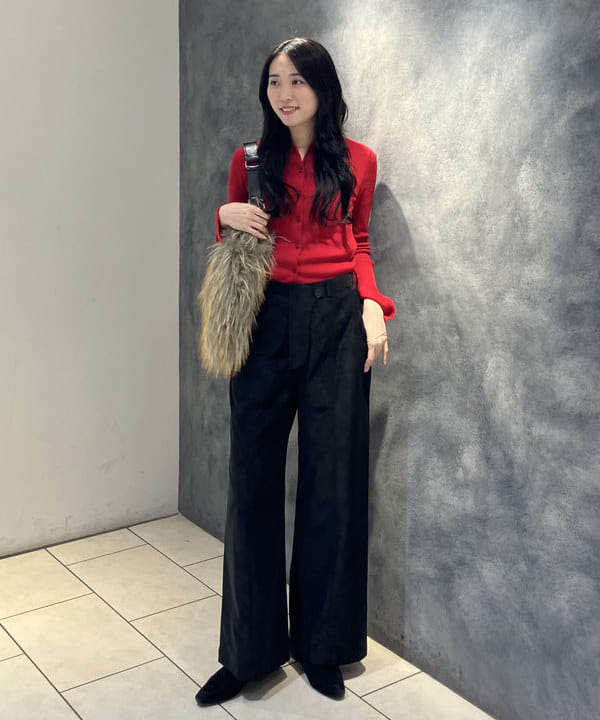 nodokaさんの「BEAMS WOMEN｜ポリエステル ウール ポロ カーディガン」を使ったコーディネート