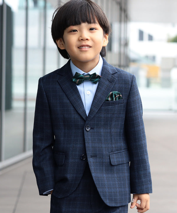 BEAM mini スーツ 120 クリーニング済 ネイビーハイソックス付き BEAMS