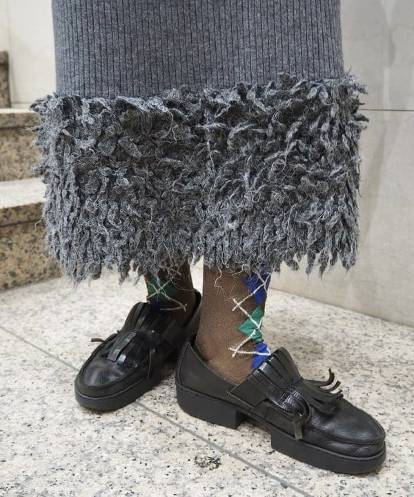 あさひさんの「BEAMS WOMEN｜RBS / フェイクファー ステンカラー コート」を使ったコーディネート