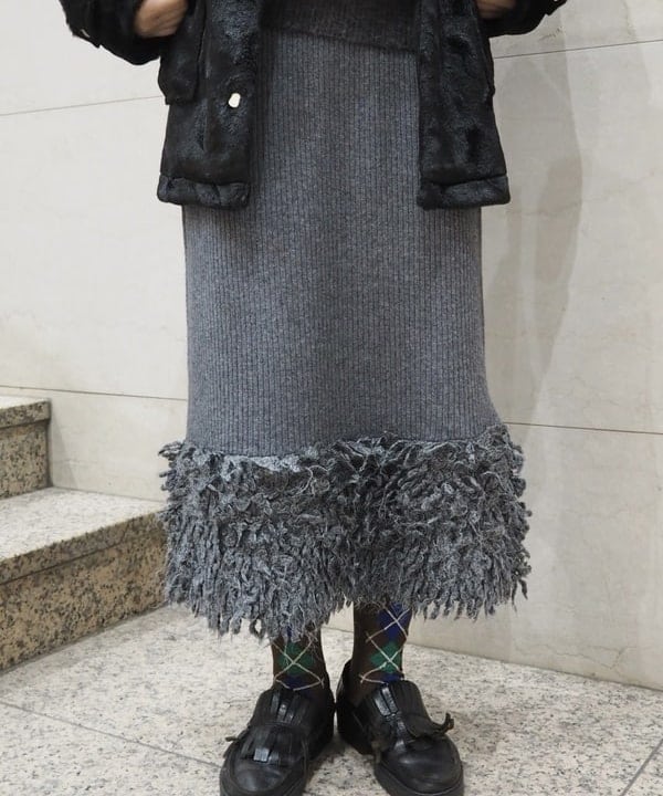 あさひさんの「BEAMS WOMEN｜RBS / フェイクファー ステンカラー コート」を使ったコーディネート