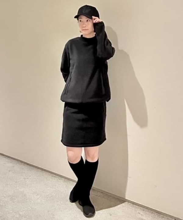 BEAMS GOLF ビームスゴルフ　セットアップ　ニット　セーター　スカート BEAMS ビームスゴルフ 上下セット(セーター×スカート) 黒×白