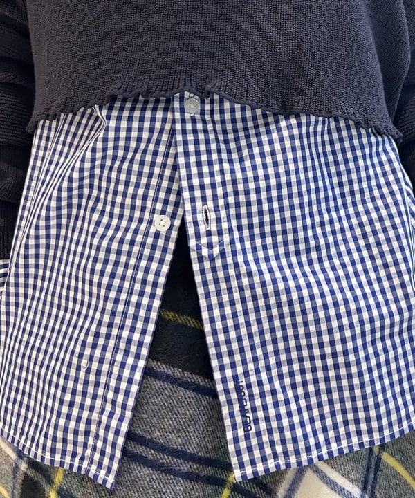 清水 彩乃さんの「BEAMS WOMEN｜HIGHLAND TWEEDS / チェック ストール 大」を使ったコーディネート