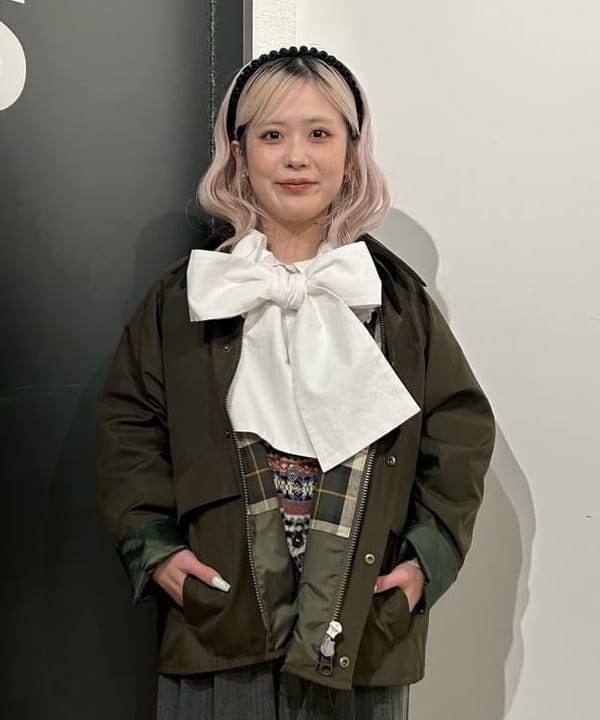 ando naoさんの「BEAMS WOMEN｜【別注】Barbour / Thornbury Jacket」を使ったコーディネート