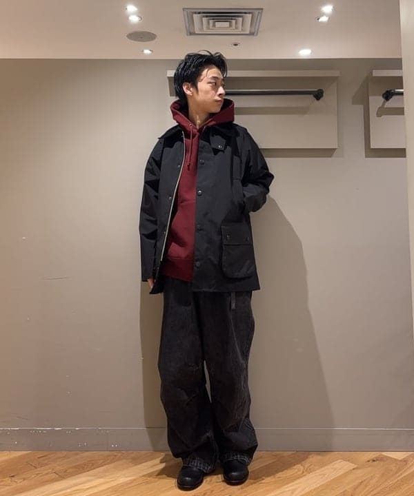 ナイス玉アウター（グレー・イエロー） nifty colors ニフティーカラーズ レインコート レディース はっ水 撥