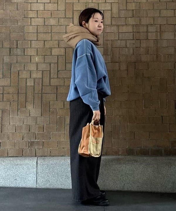 極美品 トゥモローランド ピルグリム×高級生地 ネイビー ストライプ 総裏 ピルグリム サーフ+サプライ 京都（1143623） スタイリング