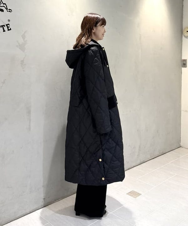 ヒライさんの「BEAMS WOMEN｜Barbour / MEREDITH キルト コート」を使ったコーディネート