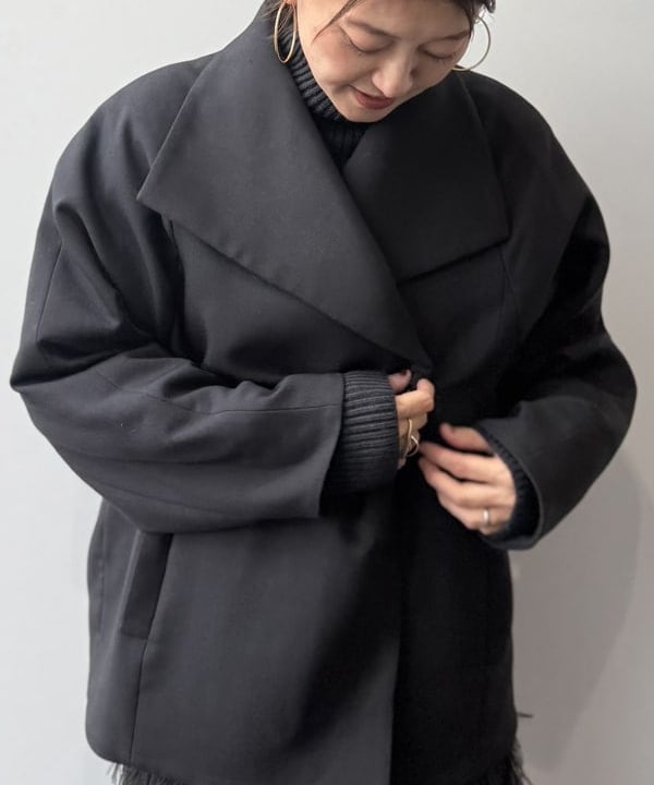 桑原 ふみさんの「BEAMS WOMEN｜サイドジップ リブ プルオーバー ニット .M」を使ったコーディネート