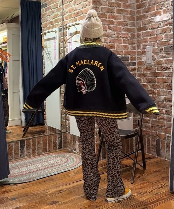 Heg.さんの「BEAMS WOMEN｜カスリ モヘア ベースボール」を使ったコーディネート