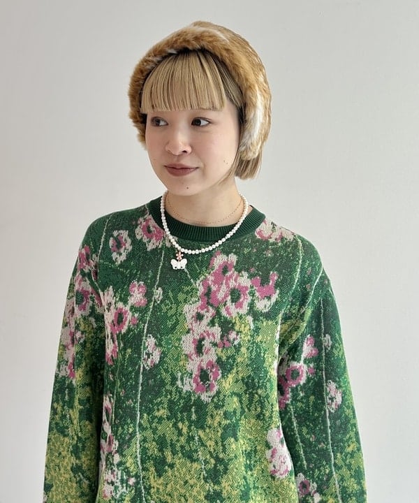 ナカノ アイさんの「BEAMS WOMEN｜【別注】GIM CONTEXT / Garden ニット」を使ったコーディネート