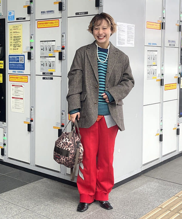 ビームス　BLACK CRANE/チェックランタンパンツ　ami ビームス BLACK CRANE/チェックランタンパンツ ami ビームス BLACK