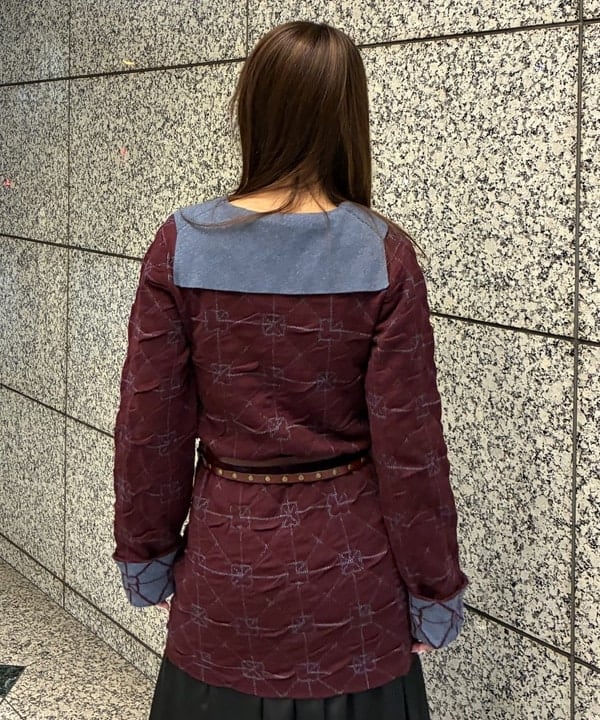 松本 佳菜子さんの「BEAMS WOMEN｜スタンドカラー ダブル コート」を使ったコーディネート