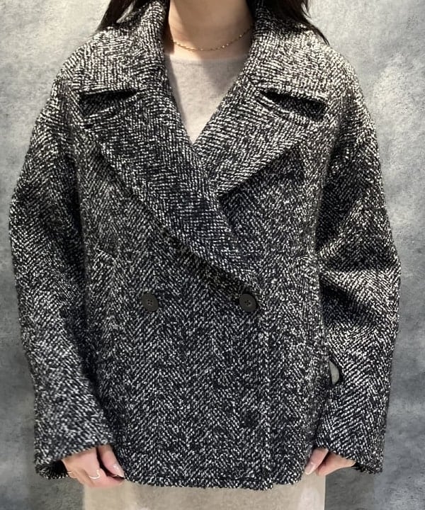 nodokaさんの「BEAMS WOMEN｜フラッフィ クルーネック ニット ワンピース」を使ったコーディネート