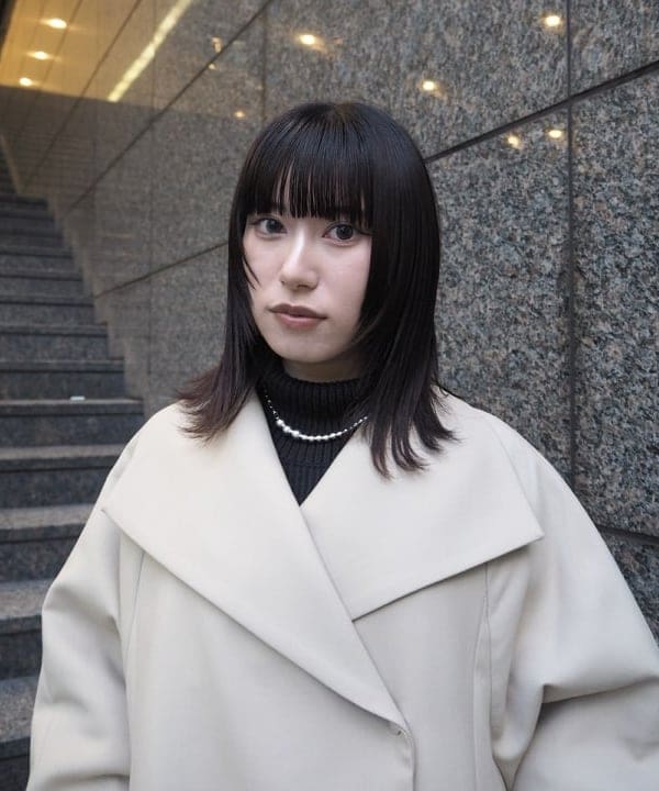 大槻 まひろさんの「BEAMS WOMEN｜スタンドネック 中綿ブルゾン コート .M」を使ったコーディネート