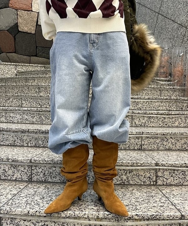 まゆちゃんさんの「BEAMS WOMEN｜【別注】FRED PERRY / ARGYLE JUMPER」を使ったコーディネート